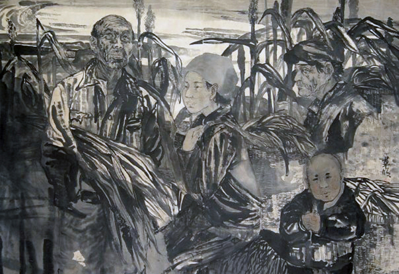 Painting: Ink Painting (Figure)